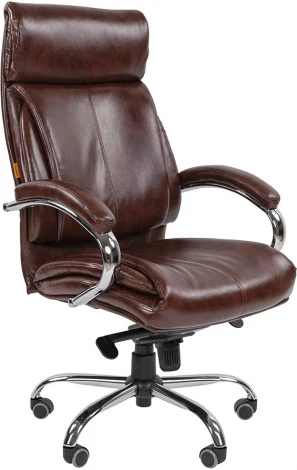 Компьютерное кресло CHAIRMAN CH423 эко (Металл,Экокожа/Коричневый)