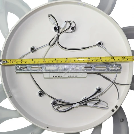 Потолочная люстра с таймером Natali Kovaltseva Smart Home LED LAMPS 81216 (220V, голосовое управление, пульт управления, управление смартфоном, умный дом - Алиса, Tuya Smart, Сири, Smart Life, цветы)