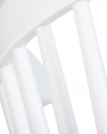 Стул обеденный THEO (ножки светлый бук, цвет белый (W-02))