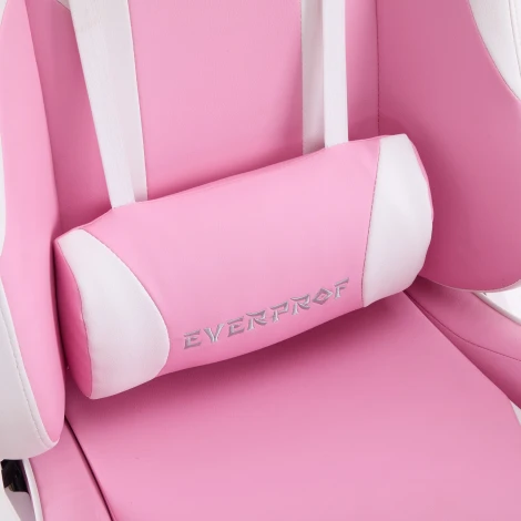 Геймерское кресло Everprof Katana Экокожа Розовый арт.EP Katana PU White Pink