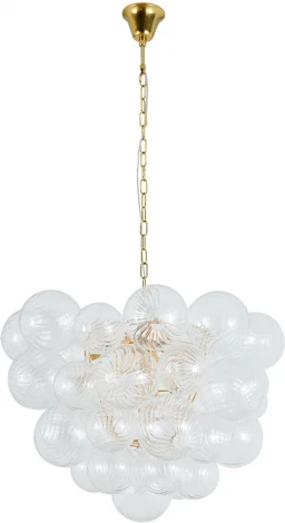 Подвесная люстра Newport 3850 3850/73 C gold (220V, на цепи, шарики)