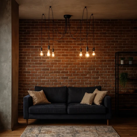 Потолочная люстра паук Spider Black L6 ImperiumLoft ImperiumLoft Spider01 (352852-26)