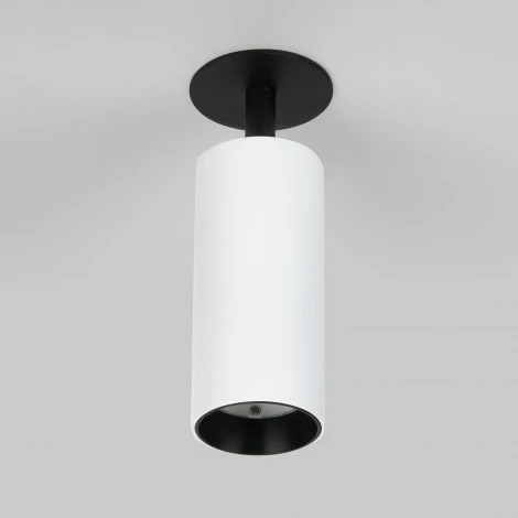 Точечный светильник встраиваемый Diffe белый/черный 10W 4200K 25052/LED (220V, круглые)