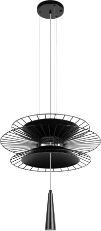 Подвесной светильник Loft It Star 10141B/400 Black (220V, на тросе, круглые, летающая тарелка)