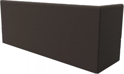 Диван кухонный Бриз с углом слева (Коричневый/Рогожка) Лига Диванов арт.122435L