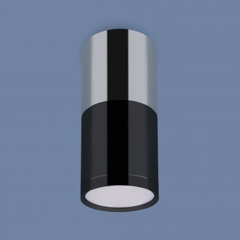 Накладной точечный светильник Elektrostandard Double Topper DLR028 6W 4200K хром/черный хром