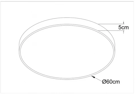 Потолочный светильник круглый Arte Lamp Arena A2661PL-1YL (LED, 220V, пульт управления, круглые)