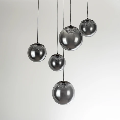 Подвесной светильник светодиодный с пультом с регулировкой цветовой температуры Modelux ML.2338.5 BK