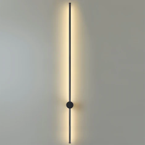 Настенный светильник Lumion Bram 5677/15WL LEDIO черный LED 15W 1100Лм 3000К 220V (круглые)