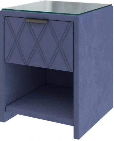 PROxSON Тумба Side (Ткань: Велюр Casa Сапфировый) 44x45