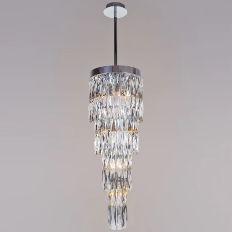 Подвесная люстра хрустальная Reluce 04772-0.4-09 DN CR