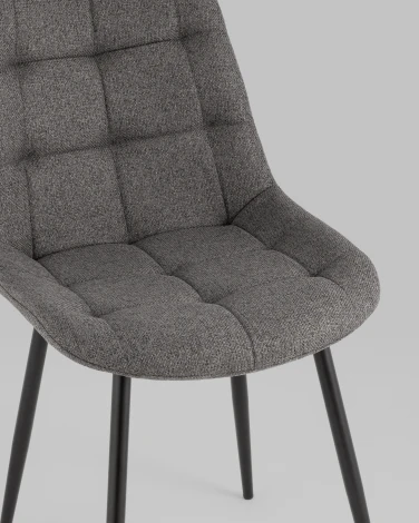 Стул Флекс New рогожка Lumos темно-серый Stool Group арт.УТ000039618