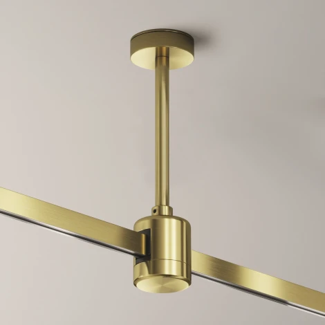 Крепление потолочное Short 138мм с прямым коннектором питания Maytoni Accessories for tracks Flarity TRA156C-IPCL1-BS (24V)