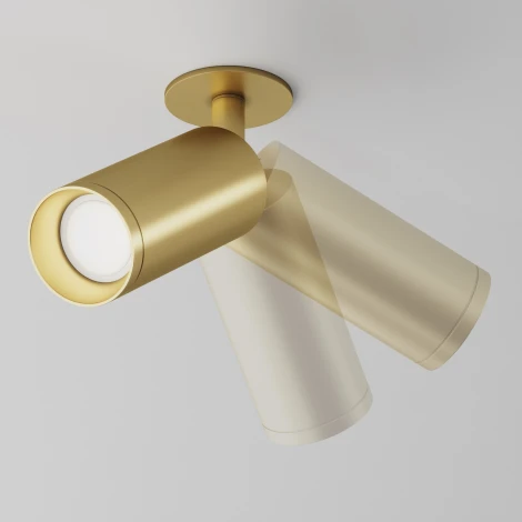 Точечный светильник встраиваемый Focus GU10 1x50Вт Maytoni Technical C018CL-01MG (220V, круглые)