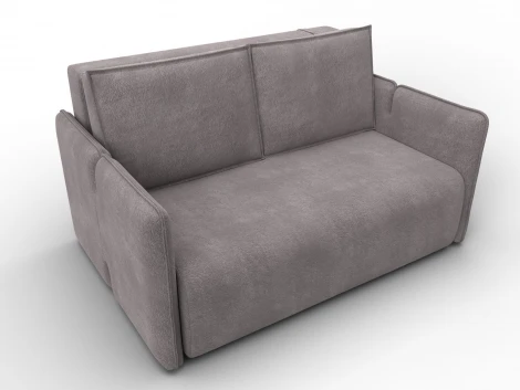 Диван прямой Лига-117 (ЛДСП,Брус,Фанера,Велюр/Бежевый) Лига Диванов 137015