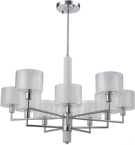 Потолочная люстра на штанге Crystal Lux Maestro SP-PL5+5 CHROME (220V)