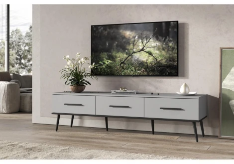 ТВ-тумба Орсиэль шиншилла серая 664903