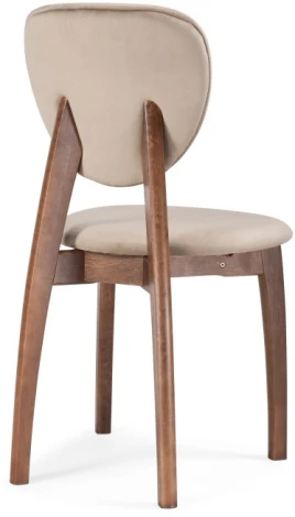 Деревянный стул Woodville Вакимо tenerife beige / миланский орех 543595