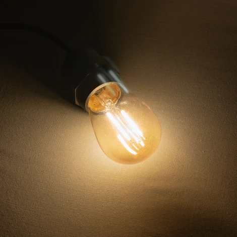 Лампа Филаментная Лофт 220В, Цоколь E27, 2 Вт, Золотисто-Коричневая Laitcom FLM27-2W-2TN