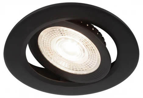 Точечный светильник встраиваемый светодиодный ЭРА KL LED 25 KL LED 25A-5 4K BK