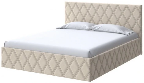 PROxSON Кровать Fresco (Ткань: Велюр Ultra Песочный) 90x200