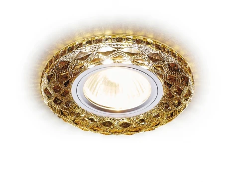 Встраиваемый точечный светильник Ambrella Декоративные Кристалл Лайт S288 BK (220V)