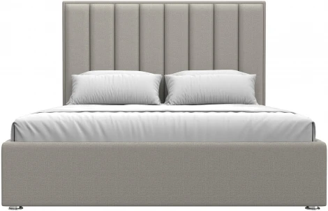 Кровать интерьерная Афродита 160 (Бежевый/Рогожка) Лига Диванов арт.123052