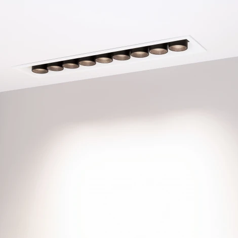 Светильник линейный встраиваемый LED MS-ORIENT-BUILT-TURN-TC-S67x300-20W Day4000 (WH-BK, 30 deg, 230V) (Arlight, IP20 Металл) 032231