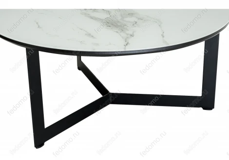Журнальный столик Woodville Роб D-700 белый мрамор 462373