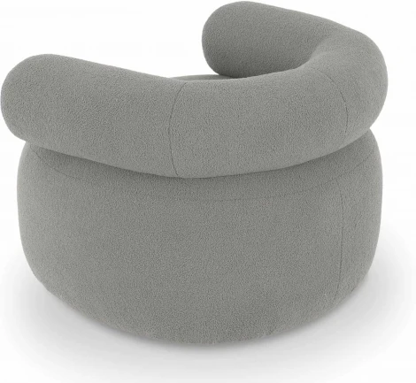 Кресло Tirella вращающееся ОГОГО (арт.833538), (Искусственный мех/Серый)