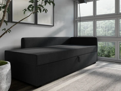 Диван-кровать Arsko Велес Угол правый рогожка графитовая