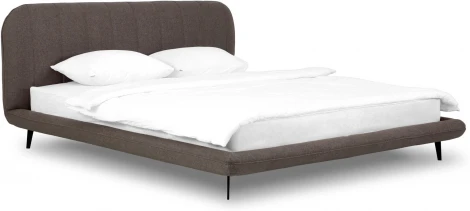 Кровать Amsterdam 1800 ОГОГО (арт.685180), (Велюр/Коричневый)