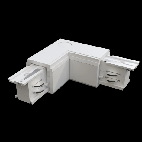 Коннектор угловой внутренний Trinity белый (трехфазный) Maytoni Technical TRA005CL-31W-R (220V)