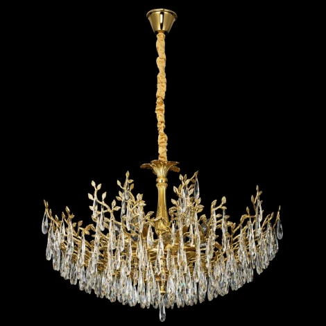 Подвесная люстра Citilux Ritz CL310122 (220V, подвески, на цепи, листья, ветки)