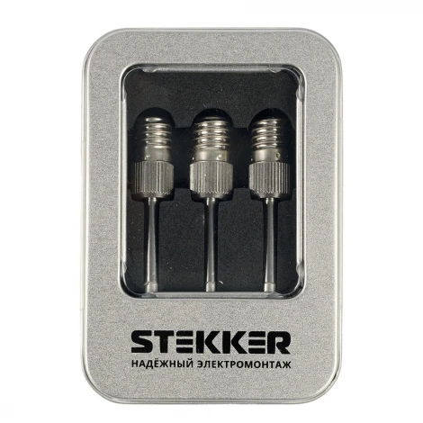 Набор сменных жал для беспроводного паяльника 3 шт.Stekker 50411