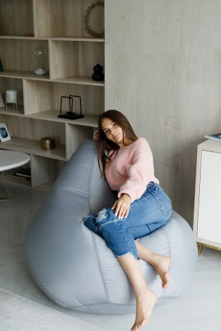 Кресло мешок Dreambag Груша Серое (Оксфорд) (3XL, Классический) 5001241
