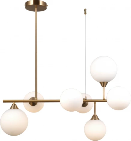 Подвесная люстра Moderli Molecule V10841-7P (220V, на тросе, шар, молекулы)