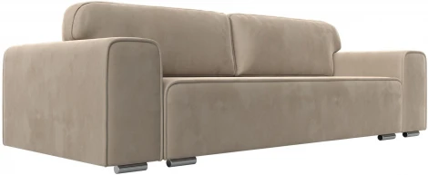 Диван прямой Лига-029 (Бежевый/Велюр) Лига Диванов арт.121009