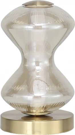 Настольная лампа ST Luce Spine SL6136.204.01 золото/коньячный LED 1*6W 3000K (220V)