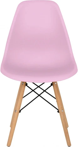 Обеденный стул Frank-Spacer ОГОГО Обстановочка! (Пластик,Массив дерева/Розовый) арт.920368