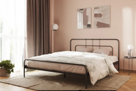 Кровать 160, чёрный Форвард Модена 102141