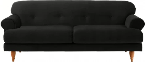 Диван Italia ОГОГО (арт.339911), (Ткань/Черный)