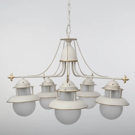 Подвесная люстра Abrasax L.9201-5CREAM/G (220V, на цепи)