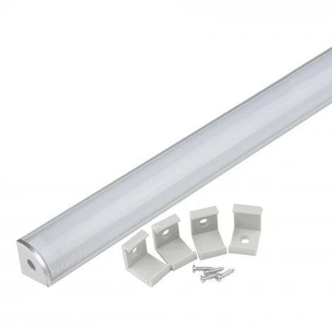 Профиль для светодиодной ленты UFE-K06 Silver/Frozen 200 Polybag Uniel UFE-K