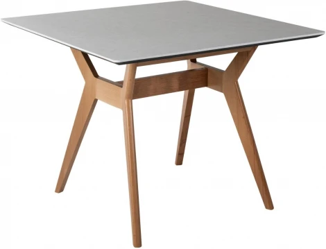 Стол Нарвик квадратный 960*960 Мрамор Бьянко R-Home арт.40033016h_мрб