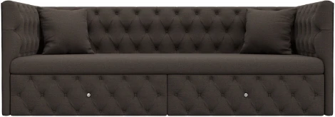 Диван детский прямой Найс (Коричневый/Рогожка) Лига Диванов арт.122426