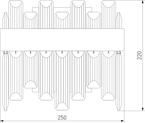 Настенный светильник Bogate's Sparkle 418/1 (LED, 220V)