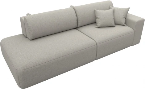 Диван прямой Лига-036 НПБ Модерн подлокотник справа Лига Диванов (Рогожка) арт.124761