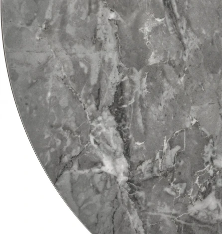 Кофейный столик Vision диам.40см x 54см, металл под дерево, керамика Bradexhome арт.FR 1036