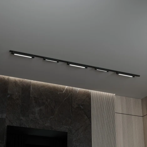 Трековая система в сборе однофазная накладная 220V 90W Hesby Lighting Skylite HSBL_kompl_S008_NI3B4K